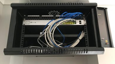Wall mount server cabinet