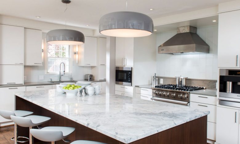 Marble countertops