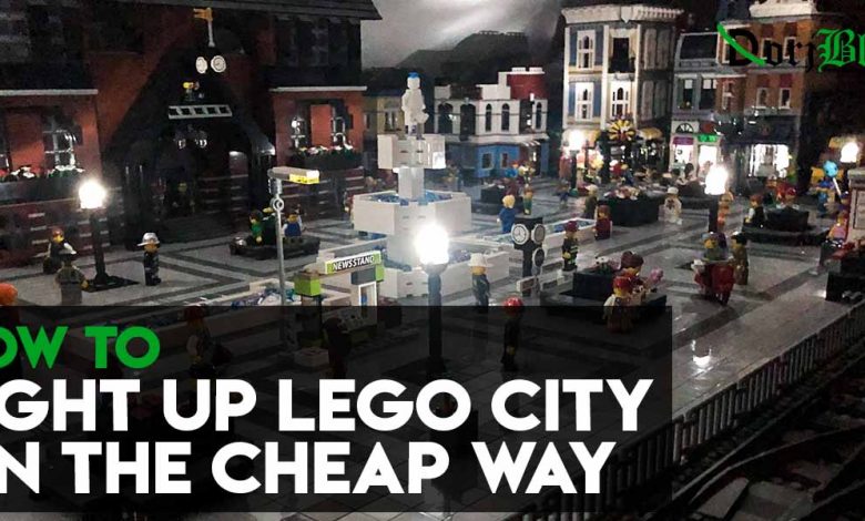 How to Light Up Lego City on the Cheap Way