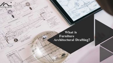 Furniture architectural drafting