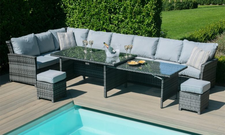 rattan corner sofa sets