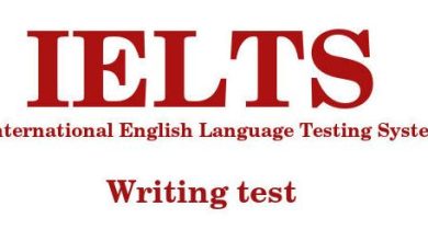 ielts writing test