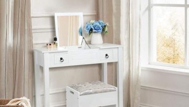 learn to choose a suitable vanity table size