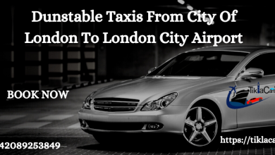 Dunstable Taxis From City Of London To London City Airport